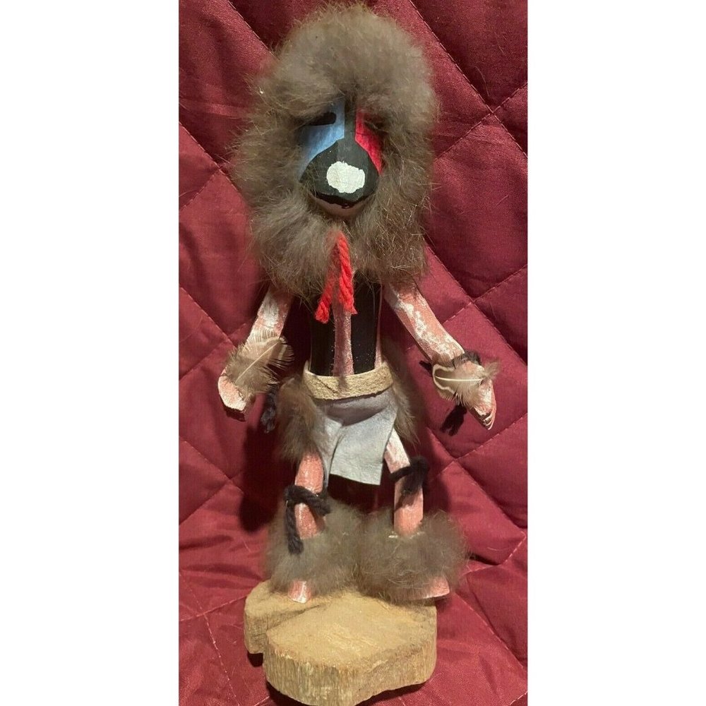 Navajo style White Chin Kachina signed by Smith, ONE OF A KIND!